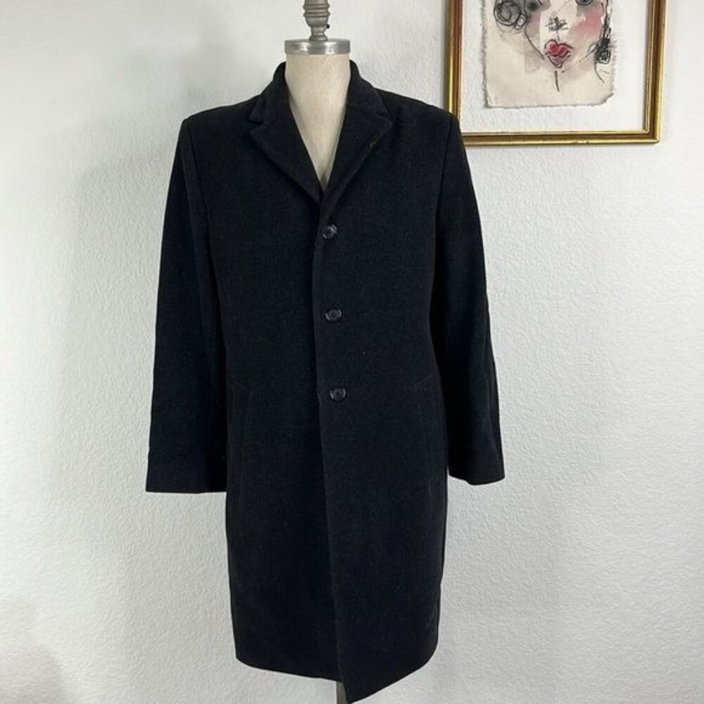 Hathaway Platinum Cashmere Wool Blend Coat Jacket